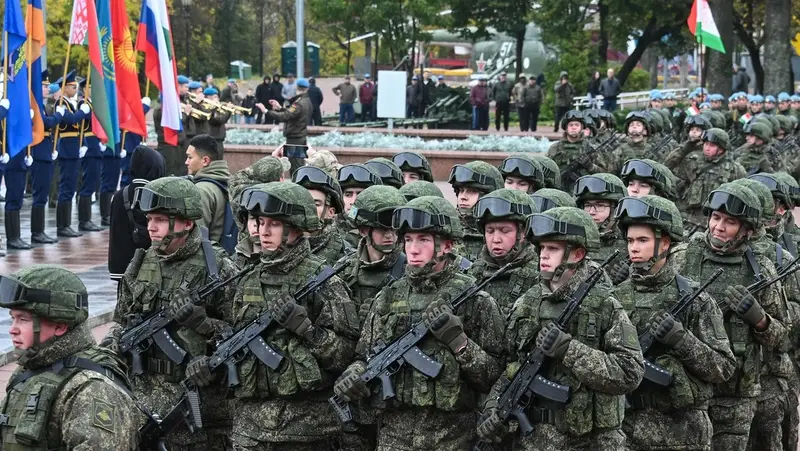 🔥⚔️ Arrancan ejercicios militares de la OTSC en Bielorrusia: más de 1.500 soldados y 300 equipos en acción 🇧🇾🇷🇺