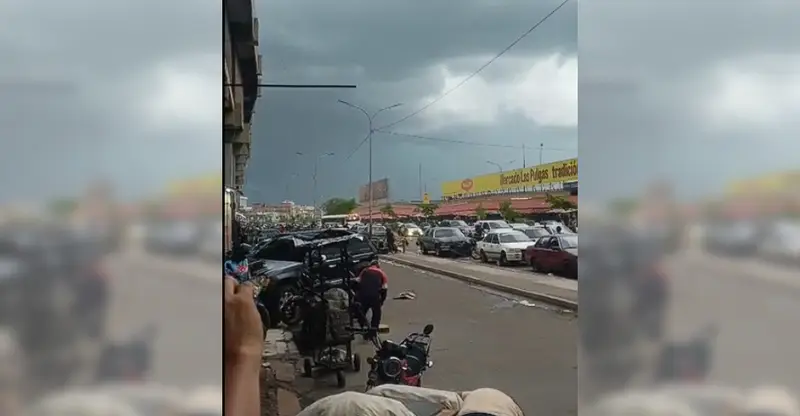 🌪️💨 ¡AZOTA EL TIEMPO EN MARACAIBO! Vientos huracanados y lluvias intensas sacuden la ciudad este sábado