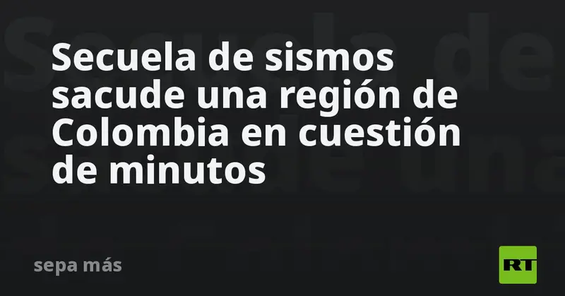 🌋🔥 ¡Chocó en alerta máxima! Tres temblores en minutos dejan a la región en estado de emergencia sísmica 😨