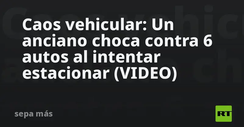 🚗💨 ¡Dramático choque en Maracaibo: Anciano de 78 años arrasa con su auto seis unidades al intentar estacionar! 😳🔥