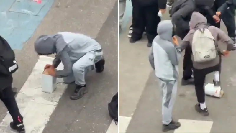 🔥🇫🇷 ¡Estudiantes en Francia se rinden ante una tapa a prueba de niños en protestas! 😂