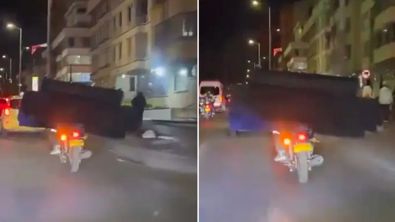 🚨🏍️ ¡Increíble! Motociclista en Bogotá transporta carga que desafía la lógica 😱