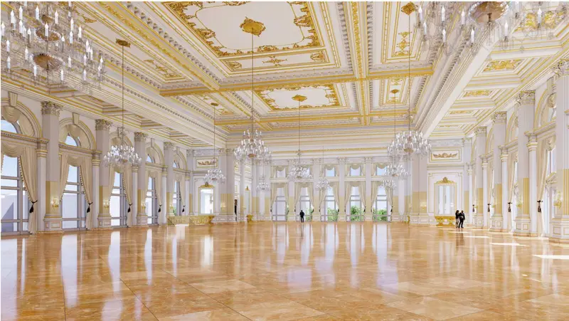 🏛️💃 ¡Revelan los detalles del **lujoso salón de baile** que transformará la Casa Blanca! 💰📸 (FOTOS EXCLUSIVAS)