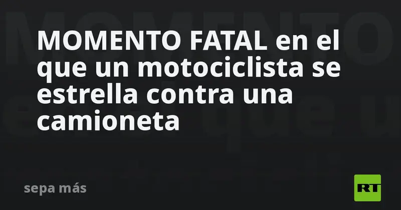 🚨 ¡TRAGEDIA EN LA PICADA! Joven de 19 años pierde la vida en choque con camioneta en San Pedro 💔