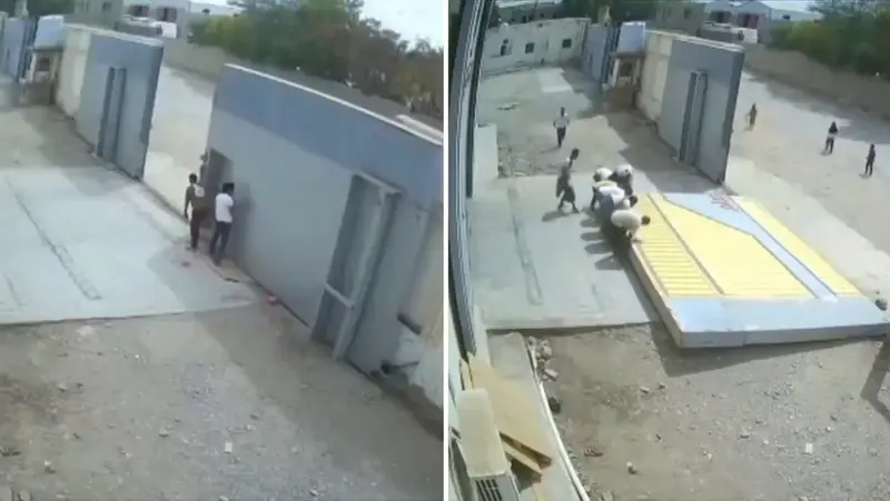 💀🚪 Tragedia en un instante: hombre pierde la vida al caerle una puerta encima en Adén