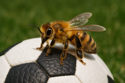 VIDEO: Jugadores, árbitros y camarógrafos se tumban en el suelo para escapar de un enjambre de abejas
