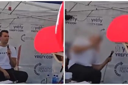 FUERTE VIDEO: el disparo contra el activista Charlie Kirk, visto de cerca