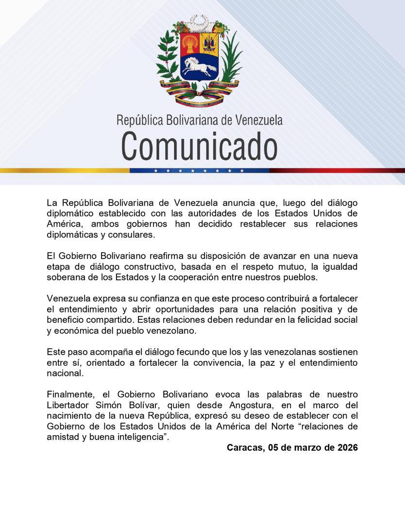 relaciones estados unidos venezuela