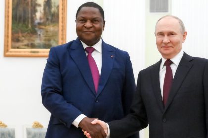 Putin se reúne con el presidente de la República Centroafricana