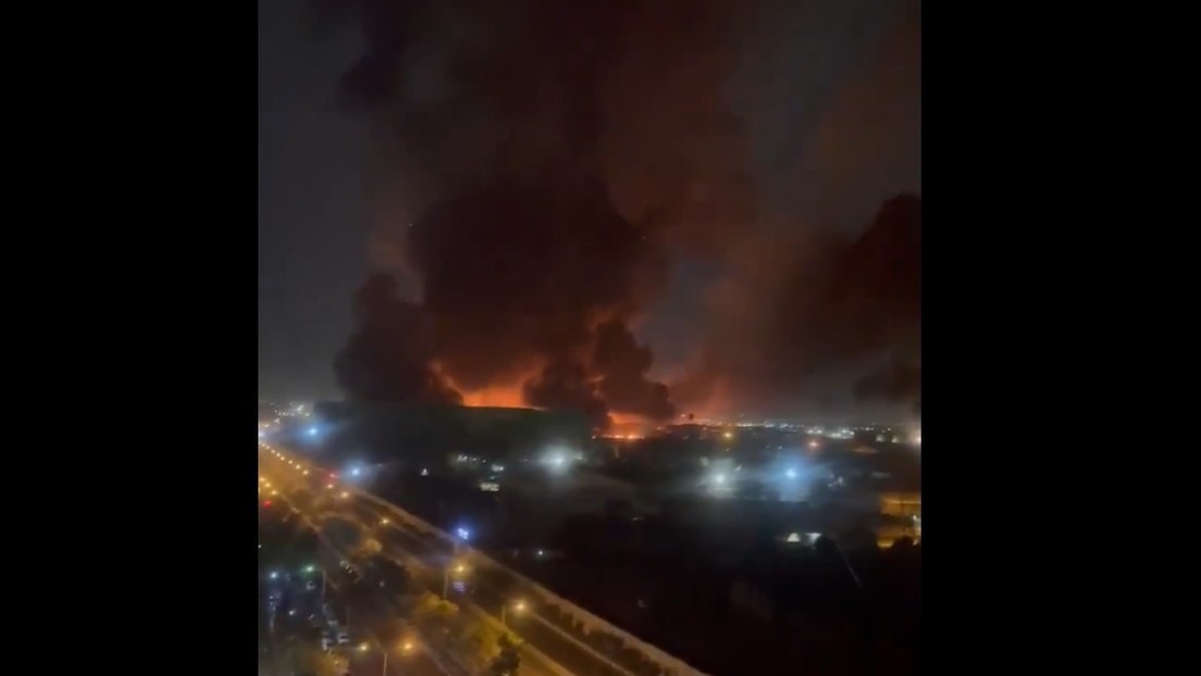 VIDEO: Arde un aeropuerto en la capital iraní tras ataque de EE.UU. e Israel