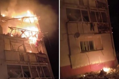 Dron ucraniano ataca un edificio residencial en la provincia rusa de Zaporozhie