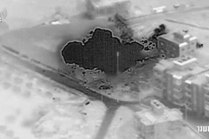 VIDEO: Momento del ataque israelí a una lanzadera de cohetes