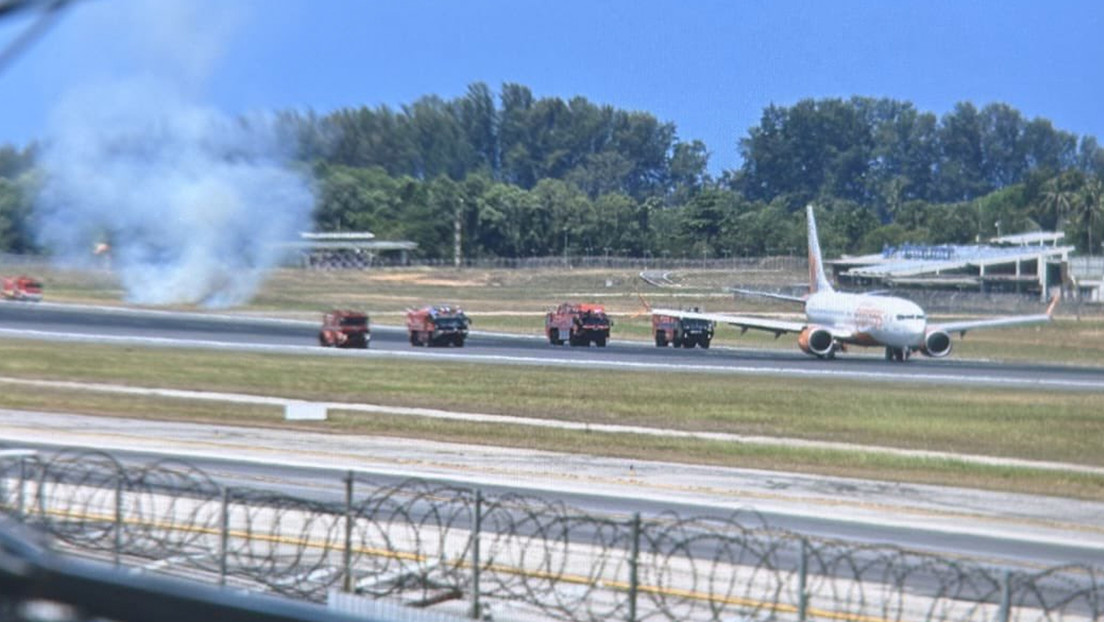 VIDEO, FOTOS: Aterrizaje forzoso deja avión sin parte del tren delantero