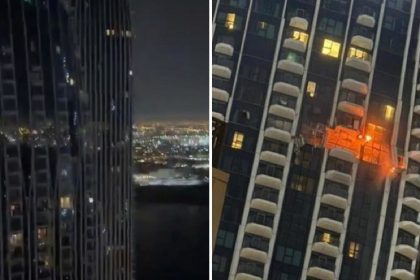 VIDEOS: Un dron se estrella contra un rascacielos residencial en Dubái