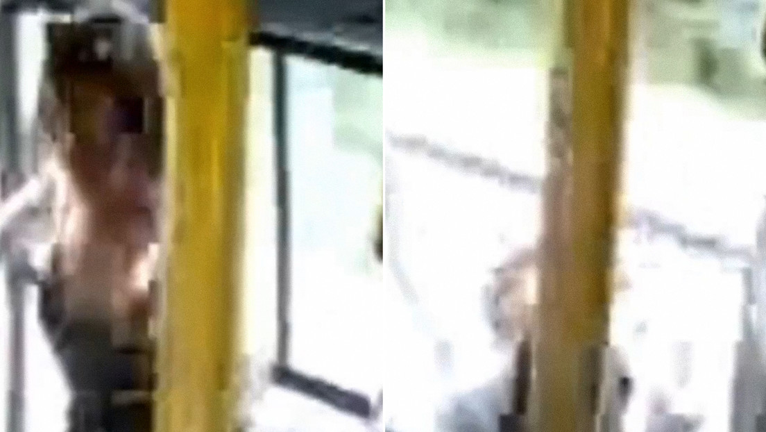 Trágico viaje en bus termina con una ventana suelta y una mujer en la ruta (VIDEO)