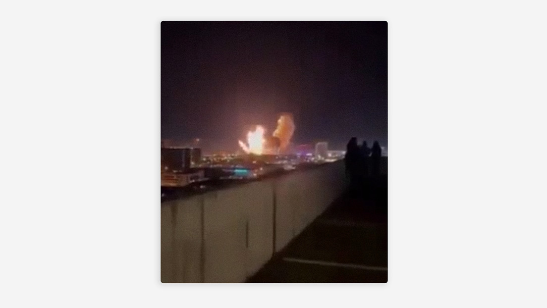 VIDEO: Impacto de un misil iraní en Israel ilumina la noche