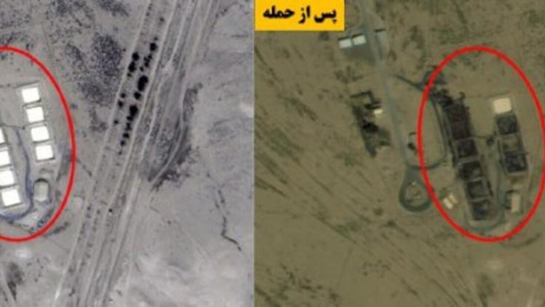 IMÁGENES SATELITALES muestran el daño provocado a una base de EE.UU. por ataques iraníes