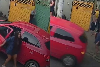VIDEO: Roban el auto a una madre con su bebé de dos meses dentro