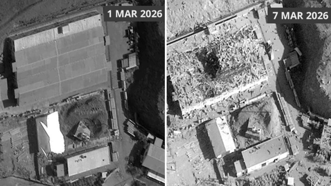 ANTES Y DESPUÉS: EE.UU. muestra la destrucción de una planta de misiles balísticos en Irán