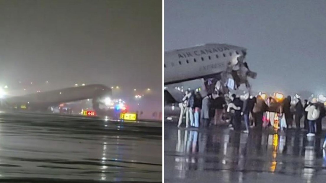 Un avión colisiona con un vehículo en un aeropuerto de Nueva York (FOTO, VIDEO)
