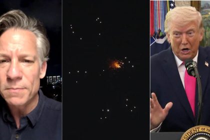 Trump canta victoria contra Irán y un periodista de NBC lo desmiente con bombas sobre su cabeza (VIDEO)