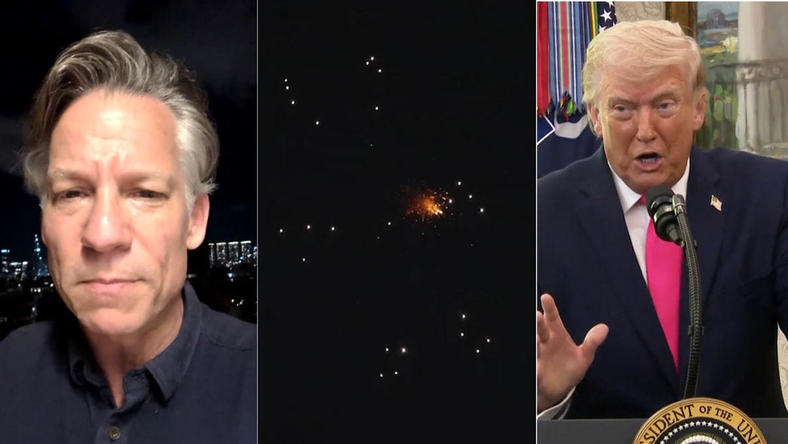 Trump canta victoria contra Irán y un periodista de NBC lo desmiente con bombas sobre su cabeza (VIDEO)