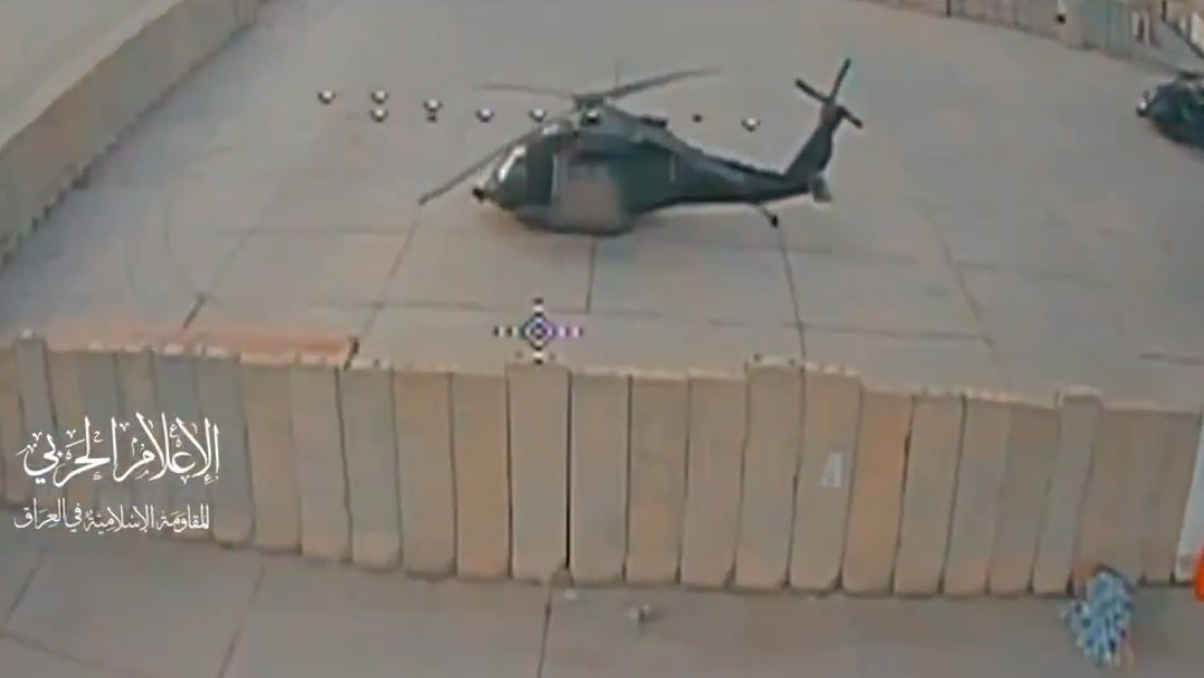 VIDEO: Dron FPV ataca helicóptero Black Hawk en una base de EE.UU. en Irak