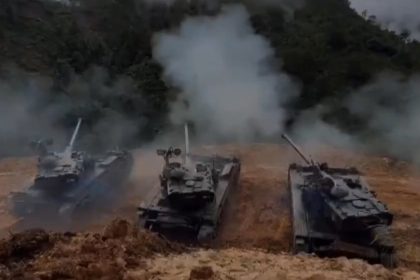 "Cárcel o infierno": Ecuador usa por primera vez  tanques de guerra para golpear la minería ilegal (VIDEOS)