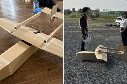 VIDEO: Así es el dron 'origami' japonés de cartón que se puede montar en cinco minutos