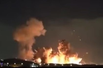 VIDEO: Trump publica imágenes de una cadena de potentes explosiones en Irán