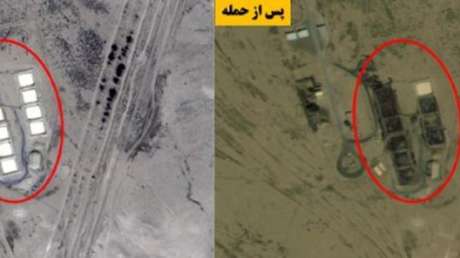 IMÁGENES SATELITALES muestran el daño provocado a una base de EE.UU. por ataques iraníes
