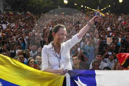 Maria Corina en Chile