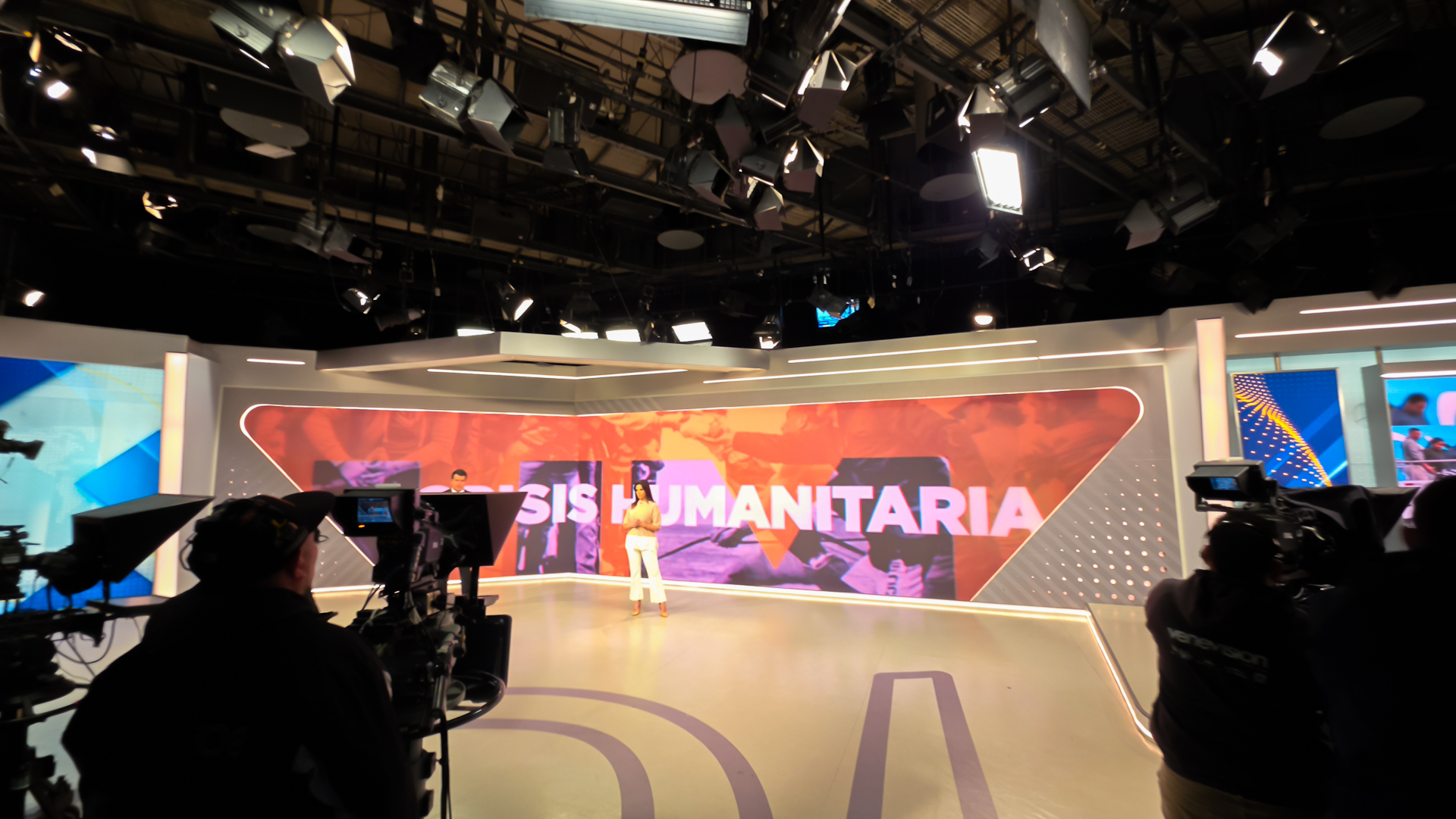 Venevisión ha apostado a una renovación de sus estudios, pero en señal abierta no se ven con la calidad que debería. Foto: Ezequiel Carías | El Nacional