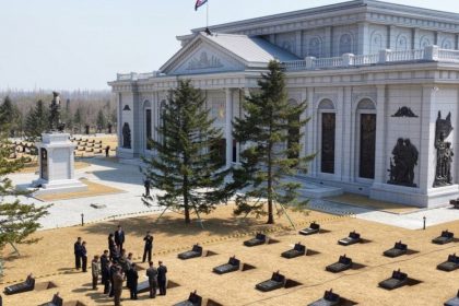 Kim Jong-un supervisa museo en honor a soldados caídos en operaciones en el extranjero