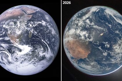 FOTO: La Tierra, captada por un humano tras 50 años