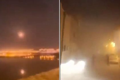 VIDEO: Misil interceptor fallido cae en una zona residencial de Baréin
