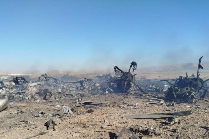 PRIMERAS IMÁGENES de los restos de las aeronaves de EE.UU. derribadas por Irán mientras buscaban a su piloto