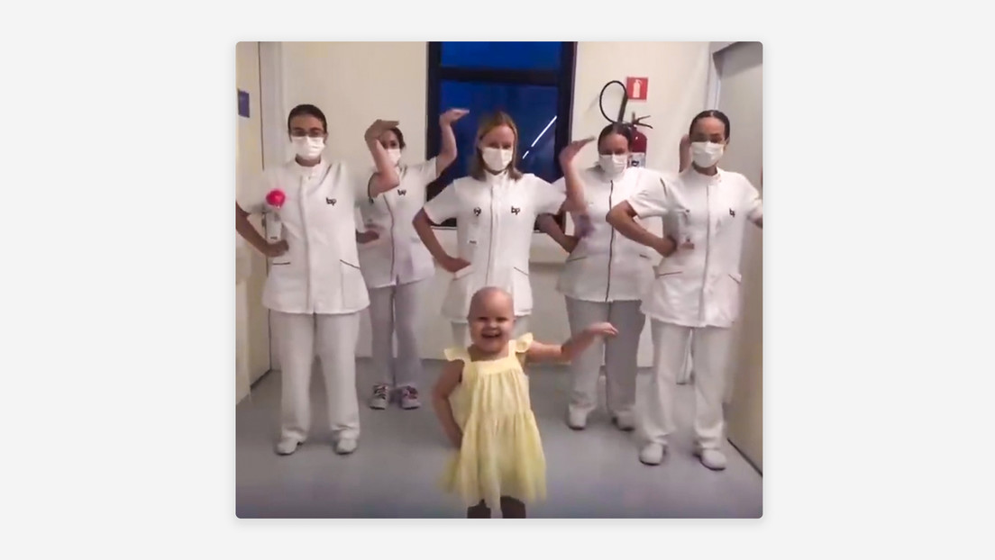 VIDEO: La pequeña paciente con cáncer que convirtió el dolor en baile