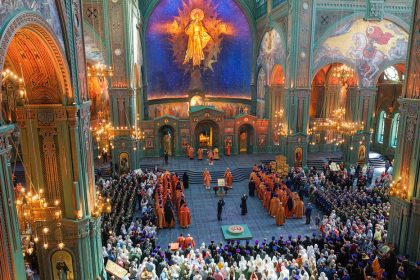 VIDEO: Solemne misa de Pascua en la Catedral de las Fuerzas Armadas de Rusia
