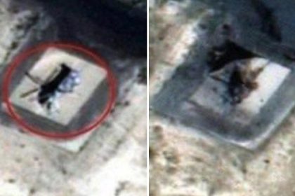 IMÁGENES SATELITALES de dos helicópteros de EE.UU. atacados por Irán