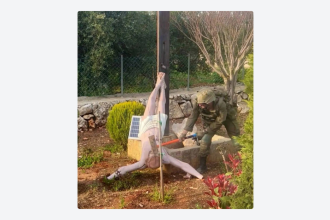 Así sanciona Israel al soldado que profanó una estatua de Jesucristo en el Líbano