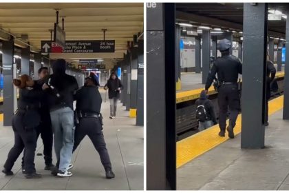 VIDEO: Tres policías no pueden reducir a un hombre en EE.UU.