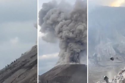 VIDEO: Lo que pasa si vas a uno de los volcanes más peligrosos pese a una prohibición