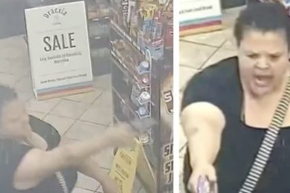 Mujer abre fuego contra el empleado de una gasolinera (VIDEO)
