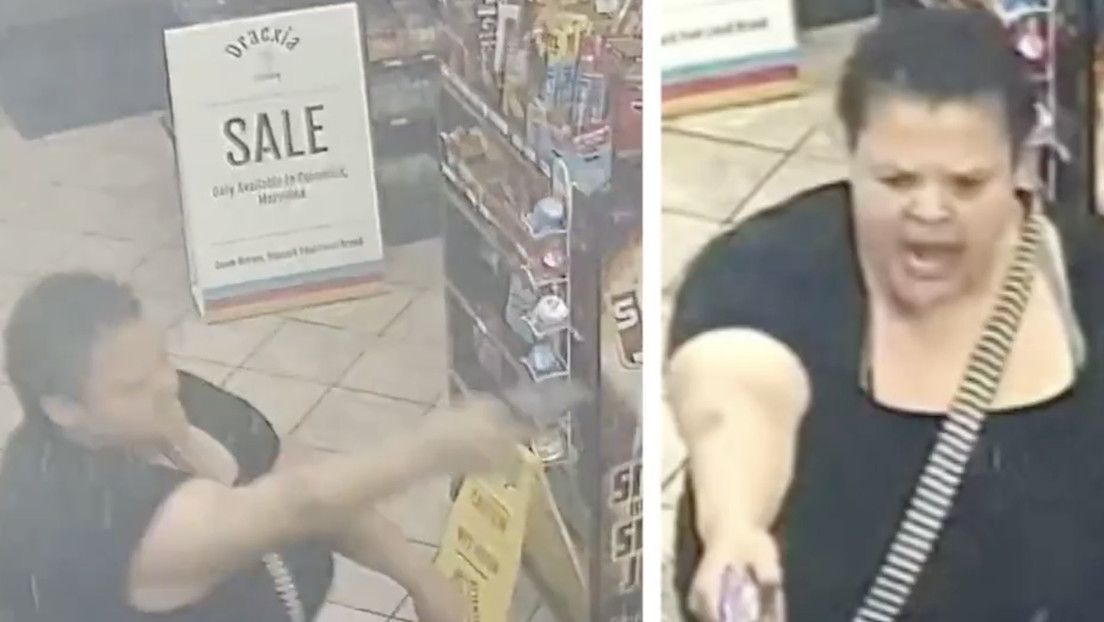 Mujer abre fuego contra el empleado de una gasolinera (VIDEO)