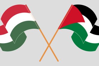 Policía israelí confisca una bandera húngara en una protesta por su parecido a la palestina