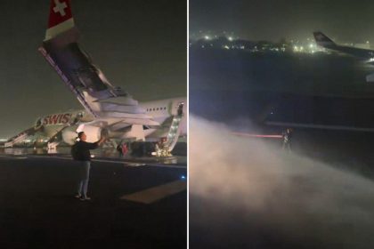 VIDEOS: Motor de avión falla en pleno despegue y deja varios heridos