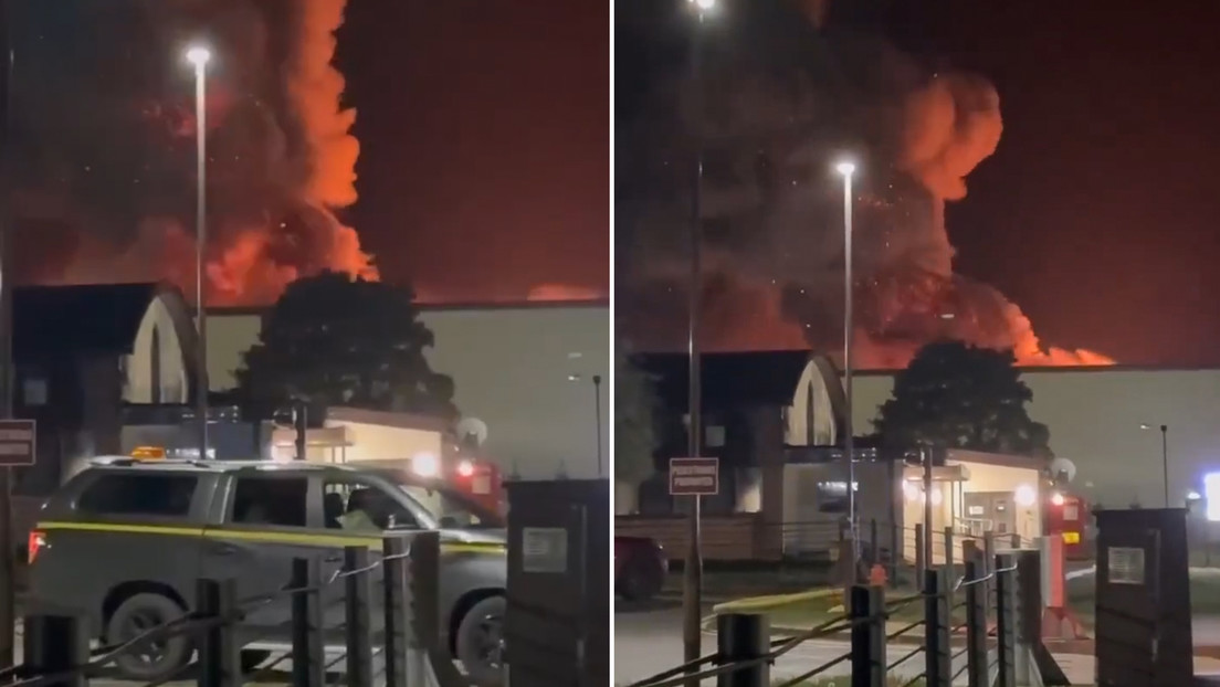 Incendio en una base británica usada por EE.UU. contra Irán (VIDEO)