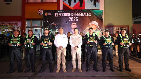 Despliegan más de 100.000 policías y militares para custodia en las elecciones generales en Perú