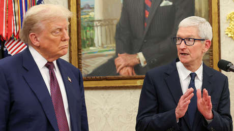 "Besar mi trasero": Trump comenta el cambio de CEO en Apple elogiándose a sí mismo